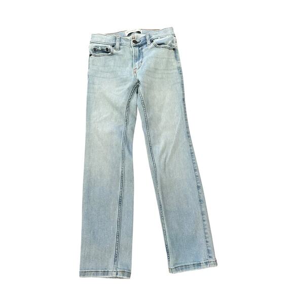 Abercrombie Kid's Girl's Blue Mid Rise Denim Skinny Jeans Size 8 - Picture 1 of 4